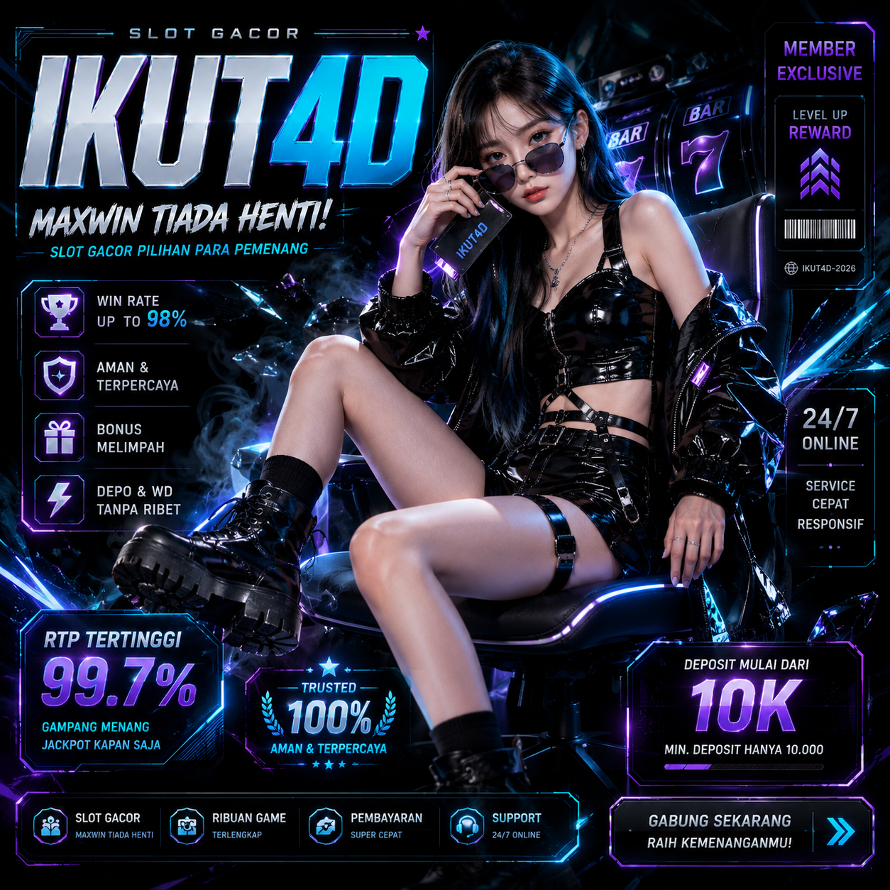 Situs Slot XL Depo 10K Pulsa Tanpa Potongan Auto WD | IKUT4D